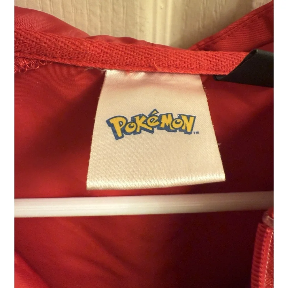 Pokémon Trainer Half Zip Windbreaker Jacket Hoodie Sz Small‎ Preowned
